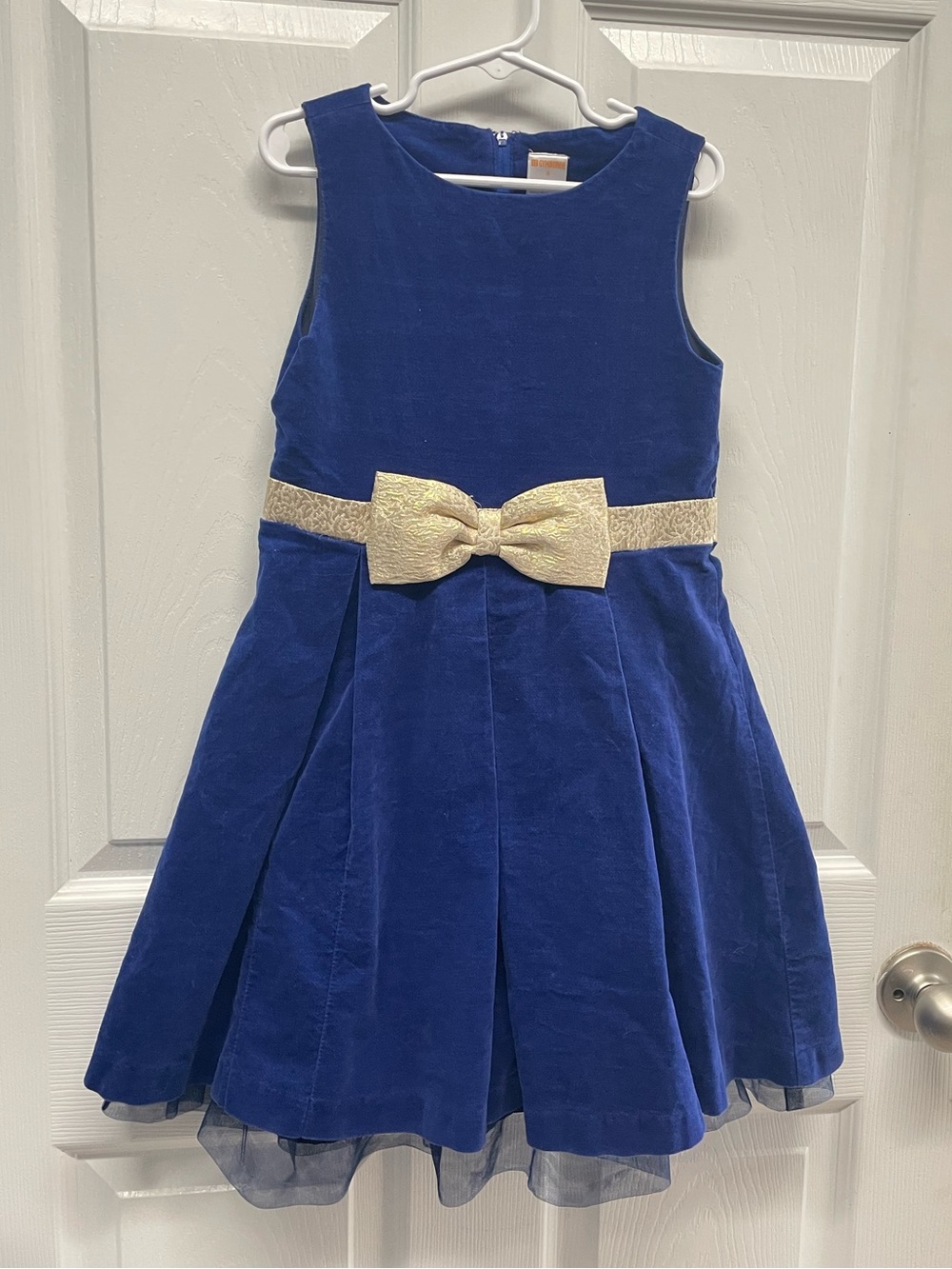 Gymboree Royal Blue Velvet Dress